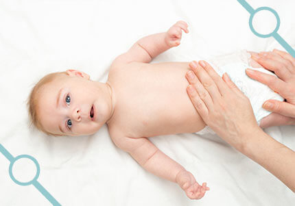 alcuni benefici: previene e da sollievo al disagio delle coliche gassose, massaggio coliche neonato
